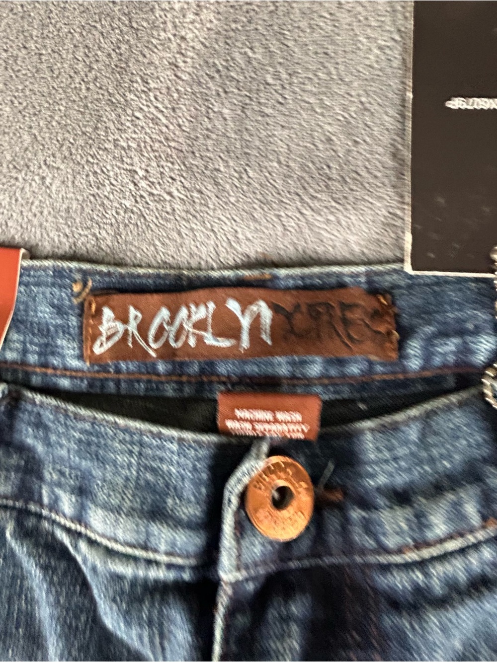 Brooklyn Xpress Baggy Jeans Mens 40 X 34 Wide Leg Skater Y2K Streetwear NWT - Picture 8 of 13